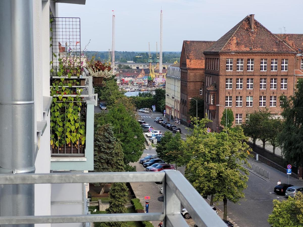 Sloneczny Apartament Przy Filharmonii, Walach Chrobrego Apartment Szczecin Bagian luar foto